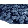 Lashuma Badezimmer Teppich Jeansblau, geeignet für Fußbodenheizung 50x70 cm