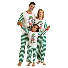 Christmas Pajamas Family or Couples Christmas Pajamas Matching Set Christmas Elf Pajamas Holiday Party Pajama Matching