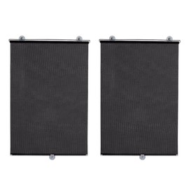 EBQOSK Car Window Shades, 2Pcs Car Sun Shade Side Window - Retractable Sunshade for Cars Blocks Heat and UV Rays Galre Protection Visor for Baby, Kids, Pets, Passengers