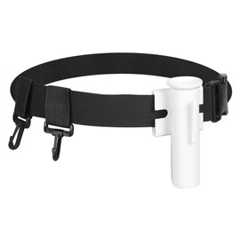 ANCLLO Fishing Rod Belt Adjustable Fishing Fighting Belt Support Stand Up Harness Waist Rod Pole Holder