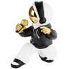 BRUBAKER Decorative Astronaut Singer Figure with Gold Microphone and Black