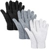 Patelai 3 Pairs Microfiber Plant Dusting Gloves Leaf Cleaning Gloves