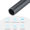 MECCANIXITY PVC Rigid Tube Round Pipe Hardware Tubing 12mm(1/2 Inch)