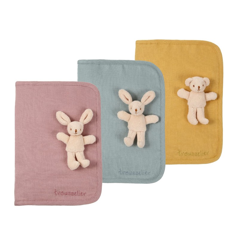 Traseria Maternal and Child Notebook Case, Organic Cotton, Large Pocket,