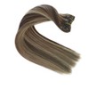 Valiilo Hair Extensions Clip in Brown to Bleach Blonde Balayage