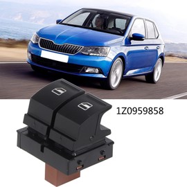 Roomster 1Z0959858 Window Regulator Switch, Electric Control, Window Regulator Button Switch for Skoda Octavia Fabia 2 Roomster