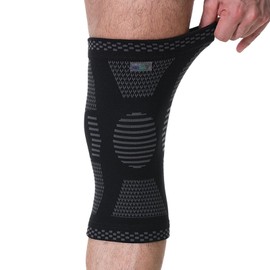 NeoTech Care Knee Support Brace - Breathable - Men, Women, Right or Left (Black Color, Size M, 1 Unit)