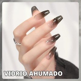 GAOY- Esmalte de uñas en gel Jelly Nude Black, 16 ml, translúcido, neutro y transparente, secado con luz ultravioleta