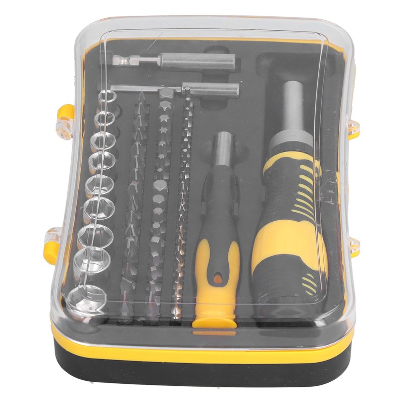 65Pcs Screwdriver Set Chrome Vanadium Steel SK‑1156 Ratcheting Electronics Repair