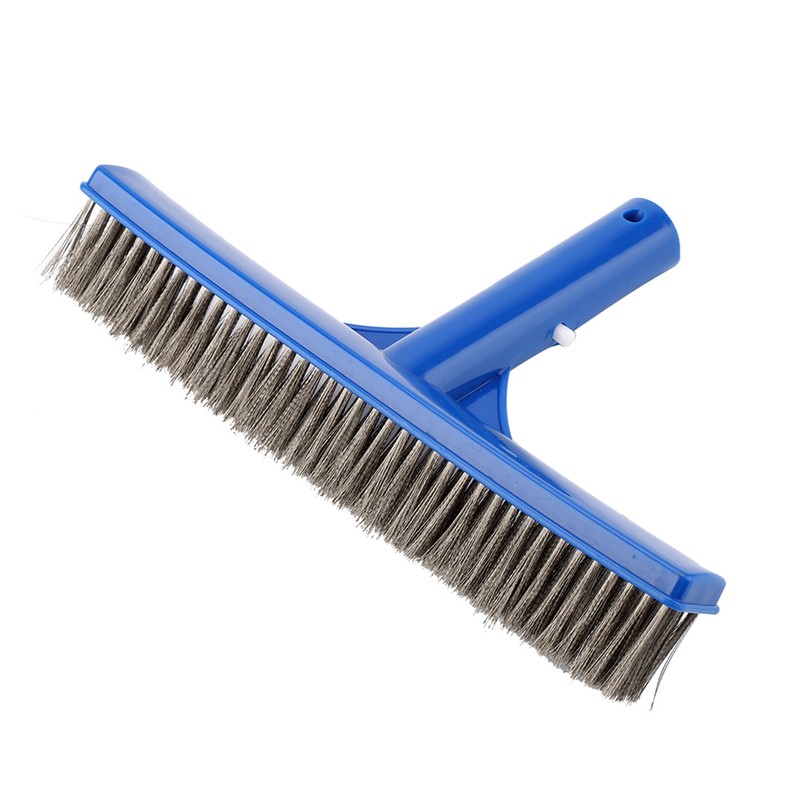 10in Swimming Pool Steel Brush Bottom Walls Cleaning Supplies for