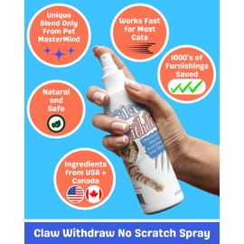 Pet MasterMind Claw Withdraw Cat Scratch Deterrent Spray