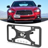 Front Bumper Tow Hook License Plate Mount Bracket Compatible with