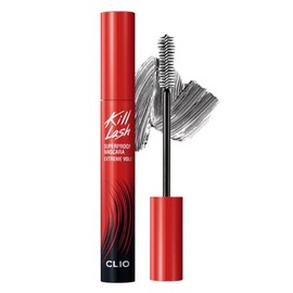 CLIO Kill Lash Superproof Mascara, Tubing Mascara, Smudge-Proof, Flake-Proof & Clump-Free, Extreme Volumizing False-Lash Effect, Warm Water Removal, S