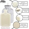 2 Litre Hot Water Bottle with Luxury Fluffy Fur Cover