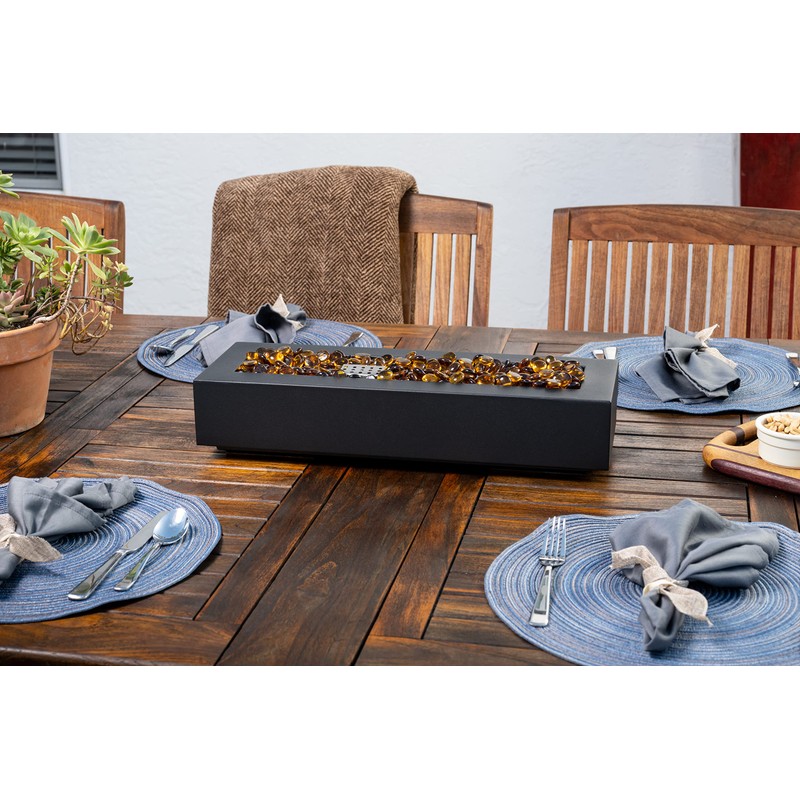 Bond Manufacturing 50857N Lara TableFire Firebowl, Black