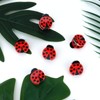 6 Pcs Cute Red Ladybug Hair Cllips, Small Claw Clips