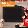 CADARA Fireplace Blocker Blanket Prevents Heat Loss, Magnetic Air Drafts