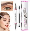 2 In 1 Eyebrow Pen With Eye Liner Pencil,2 In