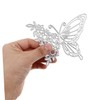 Anneome Butterfly Metal Cutting Dies Durable Carbon Steel Stencils for
