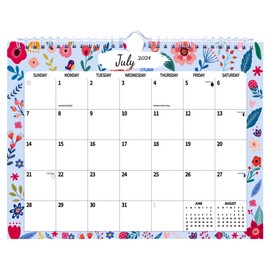 2025 Wall Calendar, Hanging Spiral Calendar Calendar Wall Paper from November 2024 to December 2025 Thick 11"X8.5", Spiral Bound, Blocks for Easy Planning, Fridge Desk Colorful Monthly Designs