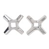2PCS Meat Grinder Blade Knife Cutter Stainless Steel Easy Replacement