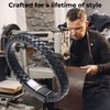 HALUKAKAH ● Solo ● Men's Genuine Black Leather Bracelet Classic