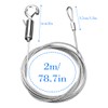 Adjustable Picture Hanging Wire Kit,Stainless Steel Heavy Duty Hanger for