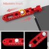 Woodworking Aluminum Alloy Circular Drawing Tool,Fixed-Point Marking Gauge Woodworking Compass
