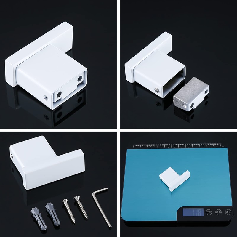 RANDOM Matte White Towel Hooks Bathroom Hardware Accessories Hook 304