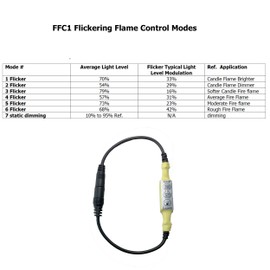 Prop and Scenery Lights Fake Fire Bulb Fast Flickering Battery Operated Ember Orange Light for Props Torches Lanterns 1 watt Single Unit 1,000 Kelvin Single kit