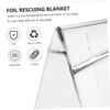 Gatuida 1pc Double Sided Foil Rescuing Blanket Thermal Insulation Emergency