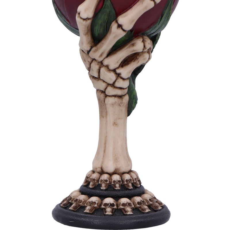 Nemesis Now Rose to The Occasion Goblet 20cm, Red, Resin,