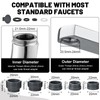 360° Swivel Tap Attachment, M22/M24 Rotating Water Saver with 2