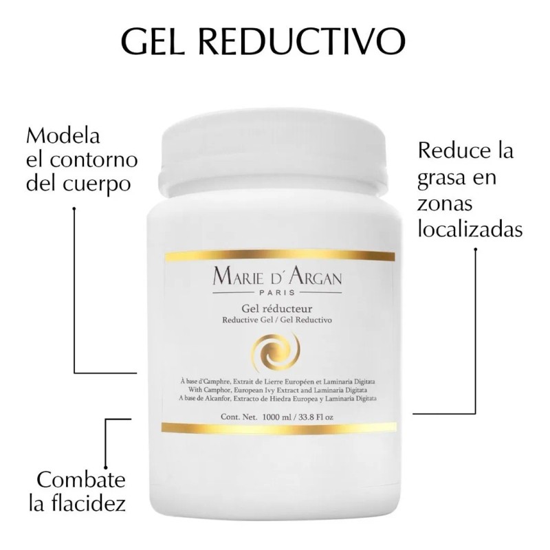 Gel Reductivo Marie D'argan, Disminuye Grasa Y Celulitis Bote