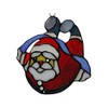 Zhimei Stained Glass Father Christmas Window decoration