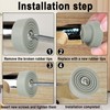 12-Pack Door Stopper Replacement Rubber Tips Heavy Duty Stop Holder