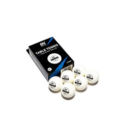 Darius Knight DK Training 40+ Professional Table Tennis Balls - Pack of 6 - White - ITTF Standards Ping Pong Balls