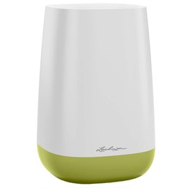 Lechuza Yula Flower, white/green silk matt, high-quality plastic, suitable for cut flowers, for interior greening, 13873