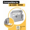 Aken 5 x Compatible M-K221 9 mm 0.35 Label Tape
