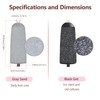 Haootadiy Pedicures Replacement Heads for Flawless Pedi, Electric Tool Foot