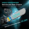 10000mAh Brushless Mini Chainsaw Cordless 12 inch, Electric Chainsaw Battery