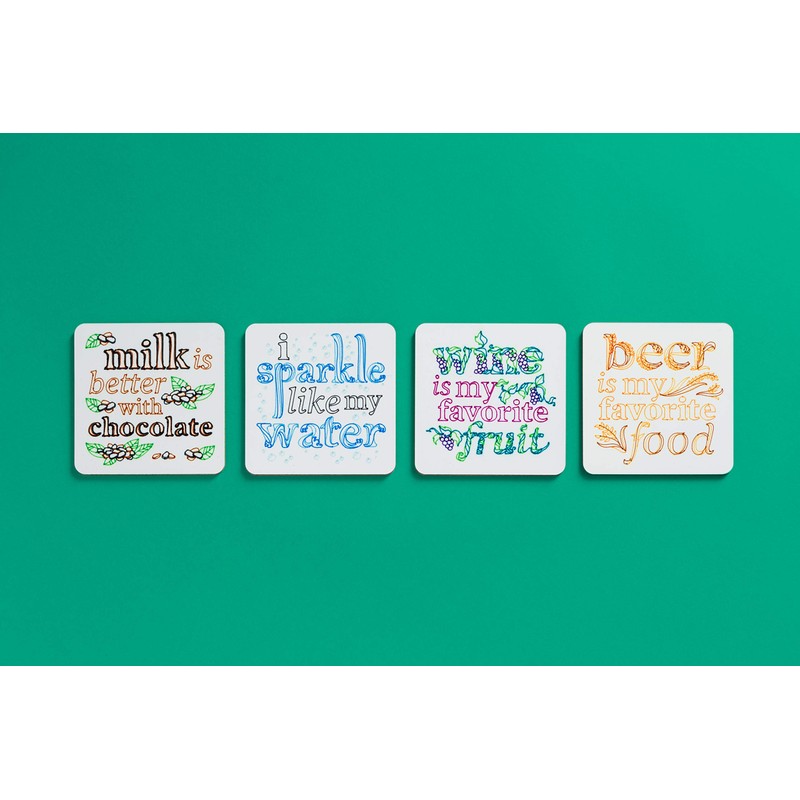 CricutCoaster Blank, Square Infusible Ink, White