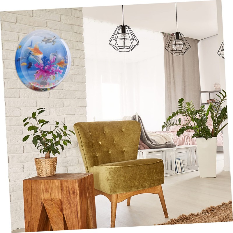 BESPORTBLE DIY Micro Landscape Acrylic Ball Cover for Fish Tank