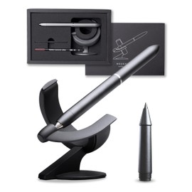 Hoverpen 3.0 Future 60° Novium Zero Gravity Luxury Pen Gift Desk Floating Rotating Novium (Ballpoint Pen, Black)