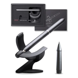 Hoverpen 3.0 Future 60° Novium Zero Gravity Luxury Pen Gift Desk Floating Rotating Novium (Ballpoint Pen, Black)