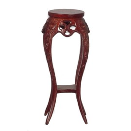 Dollhouse Miniature Mahogany Victorian Parlor Plant Stand