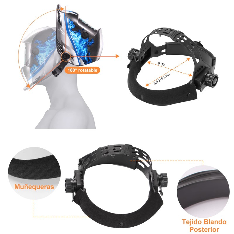 Automatic Welding Helmet, Nullnet Fully Automatic Welding Helmets Automatic Darkening