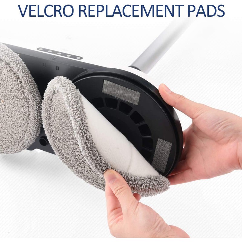 [Universal] 4 Pcs Mop Pads Replacement for Cordless Electric Mop,
