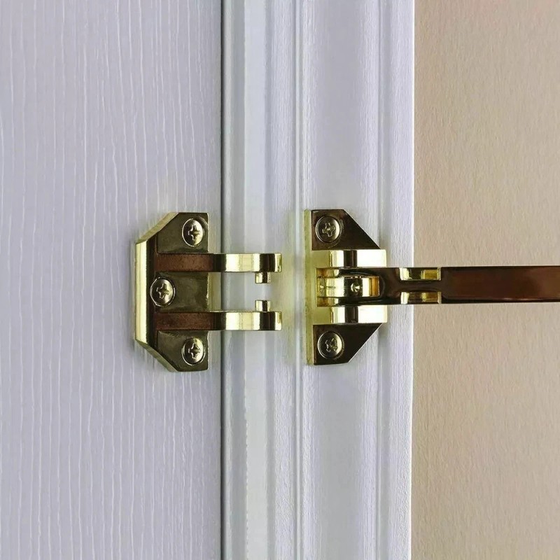 Defiant Door Security Guard Lock Heavy Duty Swing Locker Bright