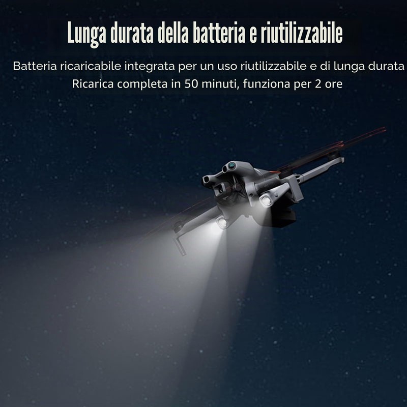 LICHIFIT Mini5 Pro Drone Searchlight Luce Notturna per DJI Mini